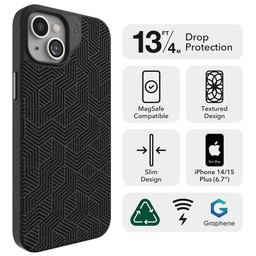 ZAGG London Snap Case for Apple iPhone 15/iPhone 15/iPhone 13 ZAGG London Snap Case for Apple iPhone 15/iPhone 15/iPhone 13