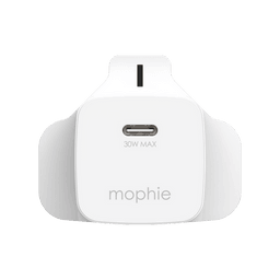 mophie essentials wall PD adapter 30W (White) - UK mophie essentials wall PD adapter 30W (White) - UK