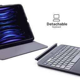 Detachable Keyboard || Keyboard and case separate so you can set your iPad on one surface and the keyboard on another. Detachable Keyboard || Keyboard and case separate so you can set your iPad on one surface and the keyboard on another.