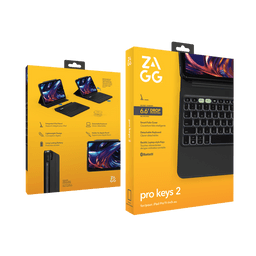 ZAGG Pro Keys 2 Portable Keyboard for Apple iPad Pro 11 inch (M4) Black ZAGG Pro Keys 2 Portable Keyboard for Apple iPad Pro 11 inch (M4) Black