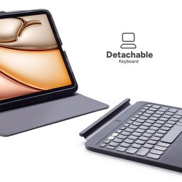 Detachable Keyboard || Keyboard and case separate so you can set your iPad on one surface and the keyboard on another. Detachable Keyboard || Keyboard and case separate so you can set your iPad on one surface and the keyboard on another.