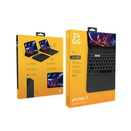 ZAGG Pro Keys 2 Portable Keyboard for Apple iPad Pro 13 inch (M4) Black ZAGG Pro Keys 2 Portable Keyboard for Apple iPad Pro 13 inch (M4) Black
