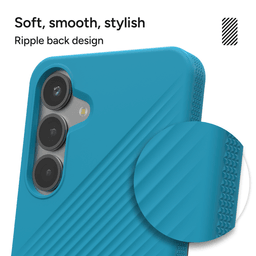 Ripple Pattern: The back of the Luxe has a stylish ripple pattern. Ripple Pattern: The back of the Luxe has a stylish ripple pattern.