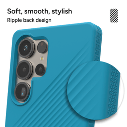 Ripple Pattern: The back of the Luxe has a stylish ripple pattern. Ripple Pattern: The back of the Luxe has a stylish ripple pattern.
