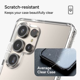 Anti-Scratch Finish: The anti-scratch coating helps the case maintain its beauty over time. Anti-Scratch Finish: The anti-scratch coating helps the case maintain its beauty over time.