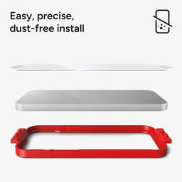 Easy, Dust-free Installation:  Application is easy with the anti-dust adhesive and EZ Apply installation tray that ensures precise alignment Easy, Dust-free Installation:  Application is easy with the anti-dust adhesive and EZ Apply installation tray that ensures precise alignment