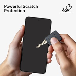 Ultimate Scratch Protection: Aluminosilicate glass is strengthened with ion exchange technology for greater strength and scratch-resistance. Ultimate Scratch Protection: Aluminosilicate glass is strengthened with ion exchange technology for greater strength and scratch-resistance.