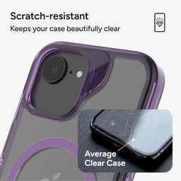 Anti-Scratch Finish: The anti-scratch coating helps the case maintain its beauty over time. Anti-Scratch Finish: The anti-scratch coating helps the case maintain its beauty over time.