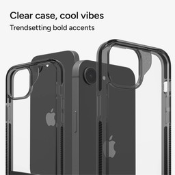 Clear Case, Lovely Vibes: Trendsetting bold accents Clear Case, Lovely Vibes: Trendsetting bold accents
