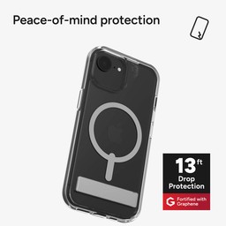 Drop Resistant up to 13ft│ 4m: Crystal Palace with Kickstand has been tested and proven to protect your phone from drops up to 13 feet (4 meters). Drop Resistant up to 13ft│ 4m: Crystal Palace with Kickstand has been tested and proven to protect your phone from drops up to 13 feet (4 meters).