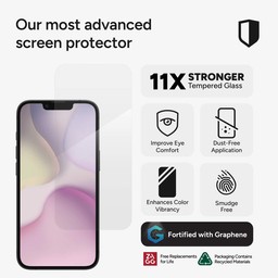 InvisibleShield Glass XTR4 Screen Protector for Apple iPhone 16e (2025) InvisibleShield Glass XTR4 Screen Protector for Apple iPhone 16e (2025)