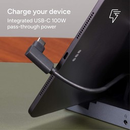 Charge your device with integrated USB-C 100W pass-through power Charge your device with integrated USB-C 100W pass-through power