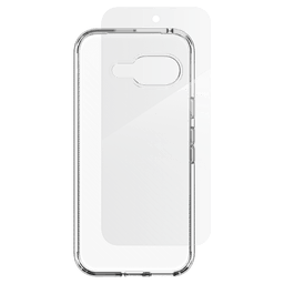 ZAGG Luxe Case & Glass Screen Protector Bundle for Google Pixel 9a (Clear) ZAGG Luxe Case & Glass Screen Protector Bundle for Google Pixel 9a (Clear)