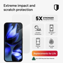 InvisibleShield Glass Elite Screen Protector for Google Pixel 9a InvisibleShield Glass Elite Screen Protector for Google Pixel 9a
