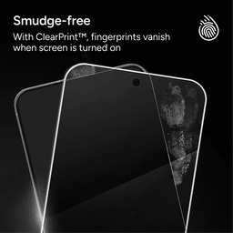 Clean, Smudge-free Screen: The ClearPrint™ surface treatment makes fingerprints nearly invisible when your screen is turned on. Clean, Smudge-free Screen: The ClearPrint™ surface treatment makes fingerprints nearly invisible when your screen is turned on.