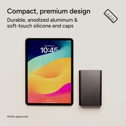 Compact, premium design with a durable soft-touch finish Compact, premium design with a durable soft-touch finish