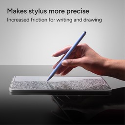 Improves Stylus Performance: The increased friction and stroke resistance improves stylus performance. Improves Stylus Performance: The increased friction and stroke resistance improves stylus performance.