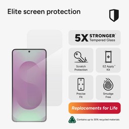 InvisibleShield Glass Elite Samsung Galaxy S25 Edge Screen Protector InvisibleShield Glass Elite Samsung Galaxy S25 Edge Screen Protector