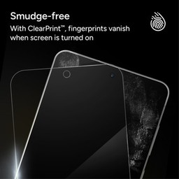 Smudge-free with ClearPrint fingerprints vanish when screen turns on Smudge-free with ClearPrint fingerprints vanish when screen turns on