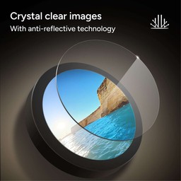 Crystal clear images with anti-reflective technology Crystal clear images with anti-reflective technology