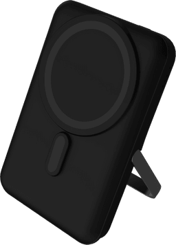 mophie | Essentials Magnetic Wireless Portable Battery 10K Black with Stand mophie | Essentials Magnetic Wireless Portable Battery 10K Black with Stand