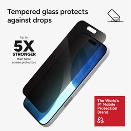 5X stronger than regular glass, tempered glass protects against drops 5X stronger than regular glass, tempered glass protects against drops