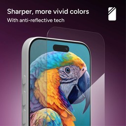 Sharper, more vivid colours with anti-reflective tech Sharper, more vivid colours with anti-reflective tech