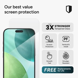 InvisibleShield Glass+ Apple iPhone 17 Air Screen Protection InvisibleShield Glass+ Apple iPhone 17 Air Screen Protection
