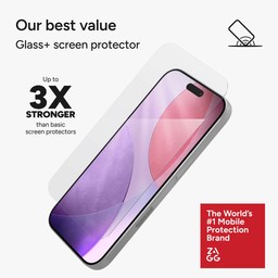 3X stronger than glass, our best value screen protector 3X stronger than glass, our best value screen protector