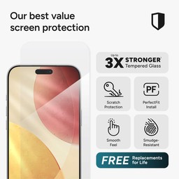 InvisibleShield Glass+ Apple iPhone 17 Pro Max Screen Protection InvisibleShield Glass+ Apple iPhone 17 Pro Max Screen Protection
