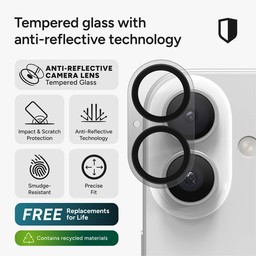 InvisibleShield Glass Elite Lens Protection (Camera Frame) Apple iPhone 17/16/16+ (Black) InvisibleShield Glass Elite Lens Protection (Camera Frame) Apple iPhone 17/16/16+ (Black)