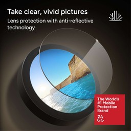 Take clear, vivid pictures, lens protection with anti-reflective technology Take clear, vivid pictures, lens protection with anti-reflective technology