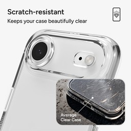 Scratch resistant surface that keeps your case beautifully clear Scratch resistant surface that keeps your case beautifully clear