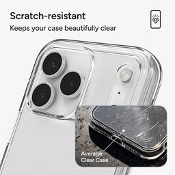 Scratch-resistant keeps your case beautifully clear Scratch-resistant keeps your case beautifully clear