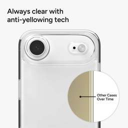 Always cler with anti-yellowing tech Always cler with anti-yellowing tech