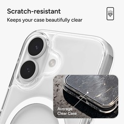 Scratch resistant surface that keeps your case beautifully clear Scratch resistant surface that keeps your case beautifully clear