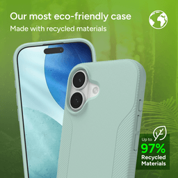 Up to 97% recycled materials ** Serene Mint Up to 97% recycled materials ** Serene Mint