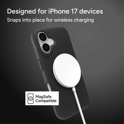 Snaps into place for wireless charging ** Black Snaps into place for wireless charging ** Black