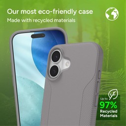 Up to 97% recycled materials ** Grey Up to 97% recycled materials ** Grey