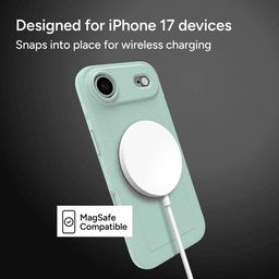snaps into place for wireless charging ** Serene Mint snaps into place for wireless charging ** Serene Mint