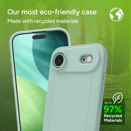 Up to 97% recycled materials ** Serene Mint Up to 97% recycled materials ** Serene Mint