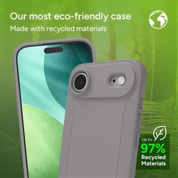Up to 97% recycled materials ** Grey Up to 97% recycled materials ** Grey