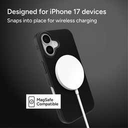 Snaps into place for wireless charging ** Black Snaps into place for wireless charging ** Black