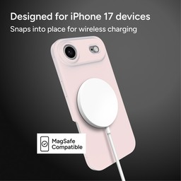 Snaps into place for wireless charging ** Pink Blush Snaps into place for wireless charging ** Pink Blush
