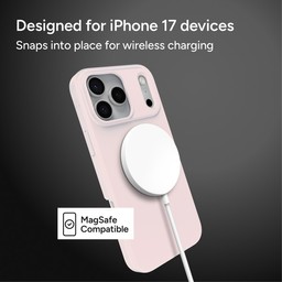 Snaps into place for wireless charging ** Pink Blush Snaps into place for wireless charging ** Pink Blush