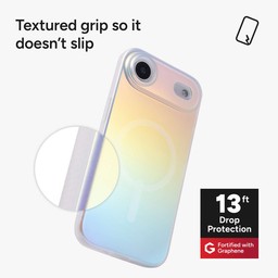 textured grip so it doesn't slip ** Iridescent textured grip so it doesn't slip ** Iridescent