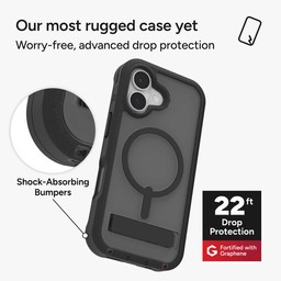 Our most rugged case yet worry-free advanced drop protection ** Smoke Black Our most rugged case yet worry-free advanced drop protection ** Smoke Black