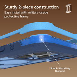 Study 2-piece construction with military grade protection ** Cobalt Horizon Study 2-piece construction with military grade protection ** Cobalt Horizon