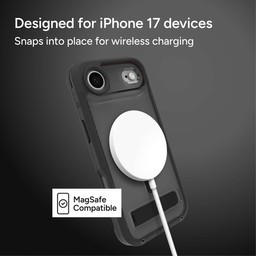 Snaps into place for wireless charging ** Smoke Black Snaps into place for wireless charging ** Smoke Black