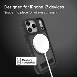 Snap into place for wireless charging ** Smoke Black Snap into place for wireless charging ** Smoke Black